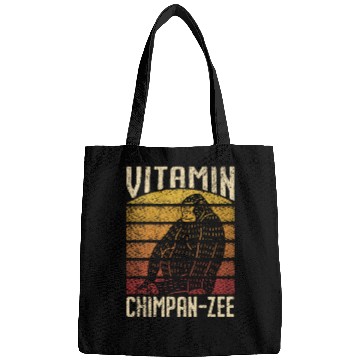 Discover Vitamin Chimpanzee Monkey Animal Zookeeper Bags