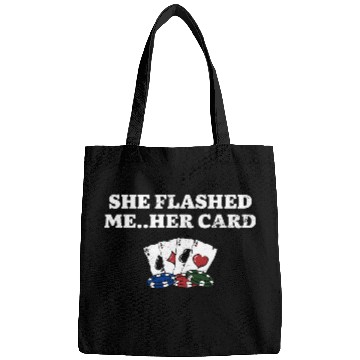 Discover She Flashed Me Poker Couples Poker Player Lovers Bags