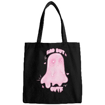 Discover Pastel Goth Ghost | Sad but Cute | Creepy Cute Bags