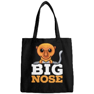 Discover Big Nose Proboscis Monkey Ape Wildlife Zookeeper Bags