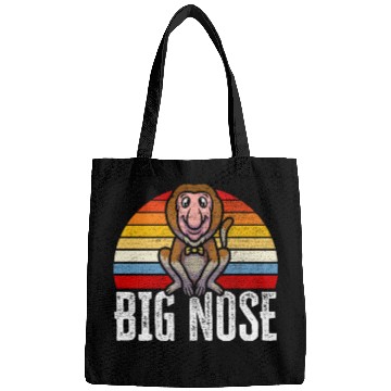 Discover Big Nose Proboscis Monkey Ape Wildlife Zookeeper Bags