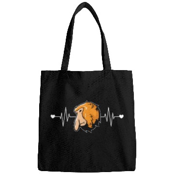 Discover Proboscis Monkey Heartbeat Ape Wildlife Zookeeper Bags