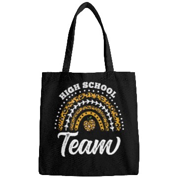 Discover High School Team Leopard Rainbow Back To School Bags