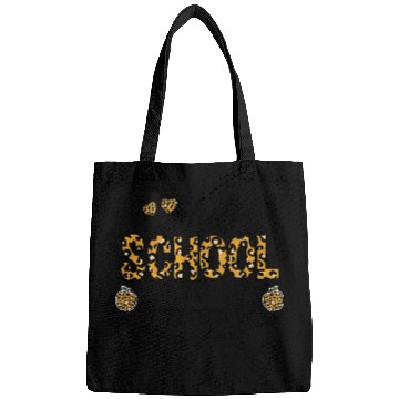 Discover Hello School Leopard Happy First Day Bags