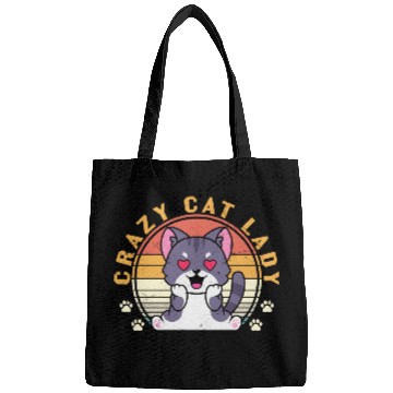 Discover Crazy cat Lady Bags