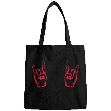 Discover Heavy metal logo hand Bags