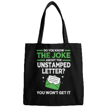 Discover Mailman Joke Funny Postal Worker Postman Bags
