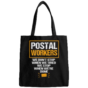 Discover Postman Mailman Postal Worker Quote Bags