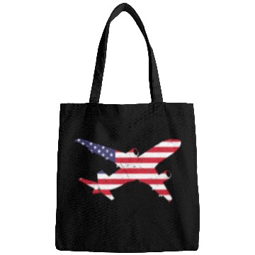 Discover American Flag Airplane Stars And Stripes Bags