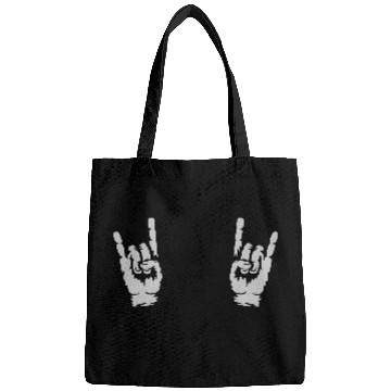 Discover music heavy metal hands Bags