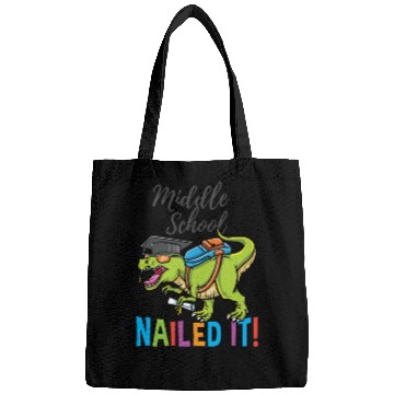 Discover Middle School Nailed It Dinosaur Graduation Bags