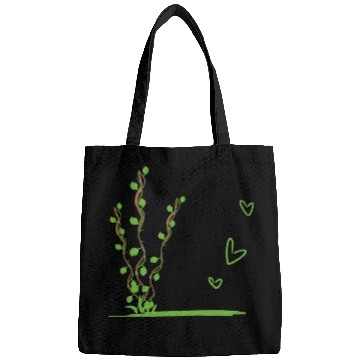 Discover plant nature icon leaves Bags
