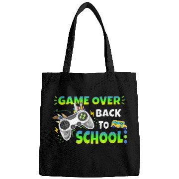 Discover Controller Game Over Back To School Gaming Lover Bags