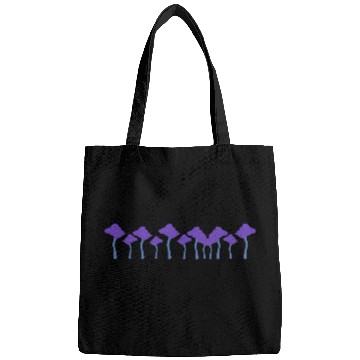 Discover Trees Line Nature Forest Stroke Purple Bags