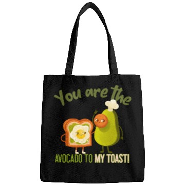 Discover You Are The Avocado To My Toast Vegan Couple Bags