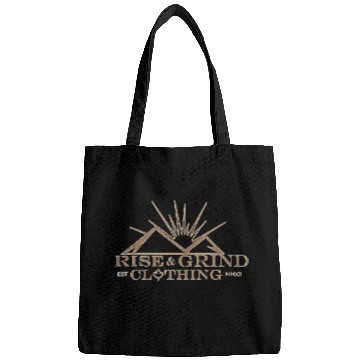 Discover ABOVE THE MOUNTAINS RISE & GRIND CLOTHING CON LOGO Bags