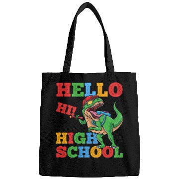 Discover Hello High School T-Rex Dinosaur Boys Bags