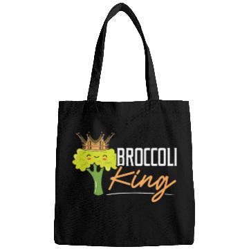 Discover Broccoli King Broccoholic Vegetable Vegetarian Bags