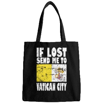 Discover Vatican City Flag Saying Bags