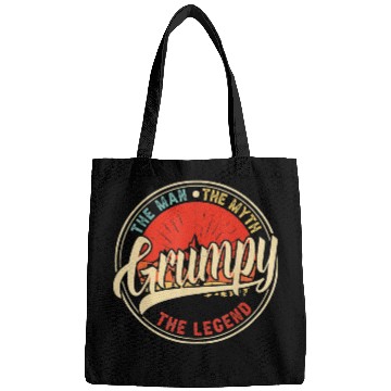 Discover Grumpy The Man The Myth The Legend Bags