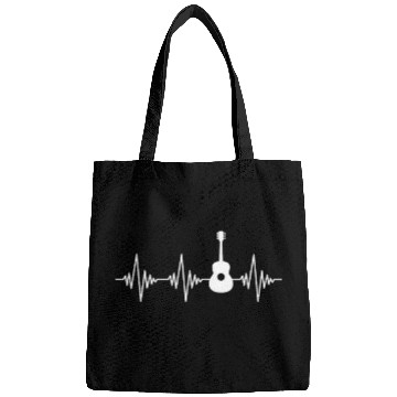 Discover guitar heartbeat Bags
