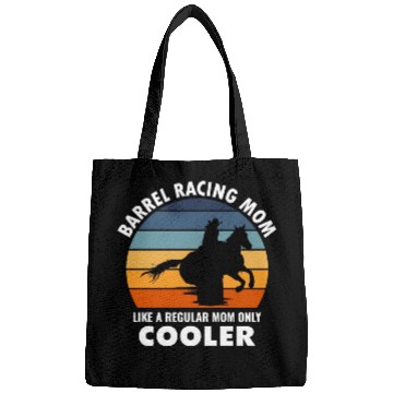 Discover Barrel Racer Racing Horse Mom Mothers day Vintage Bags