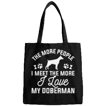 Discover I Love My Doberman Bags