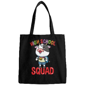 Discover Cow Back To School High School Squad Bags
