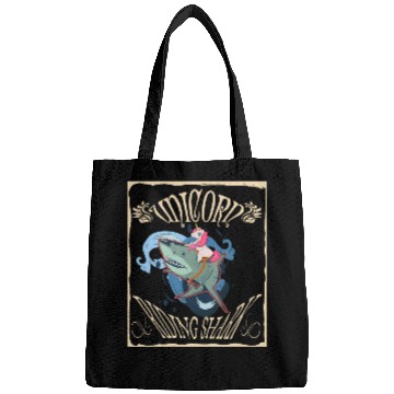 Discover Unicorn Riding Shark Bags