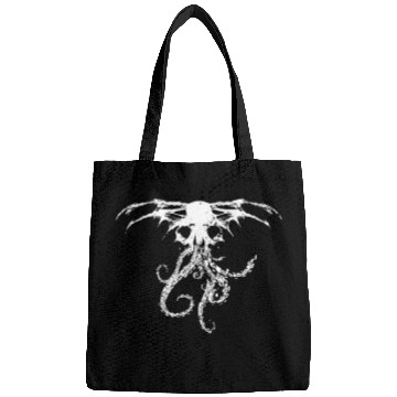 Discover Tentacle Monster Skull - White Bags