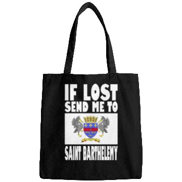 Discover Saint Barthélemy Flag Saying Bags