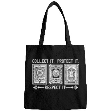 Discover Collect It Protect It Respect It Card Collector Bags