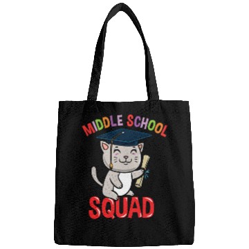Discover Middle School Squad Cat Back To School Bags