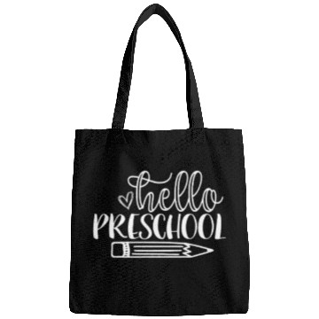 Discover Back to School Hello Preschool Student Teacher Bags