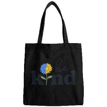 Discover Be Kind Yellow Blue Sunflower World Down Syndrome Bags