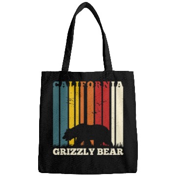 Discover California Bear Retro Bags