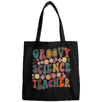 Discover Groovy Science teacher retro Back To School Bags