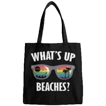 Discover Whats up beaches funny beach gay family vacation Bags