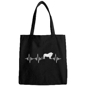 Discover lion heartbeat Bags
