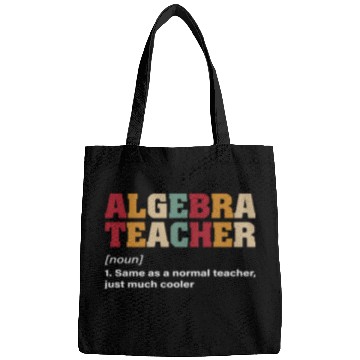 Discover Math Teacher Algebra Teacher Noun Definition Bags