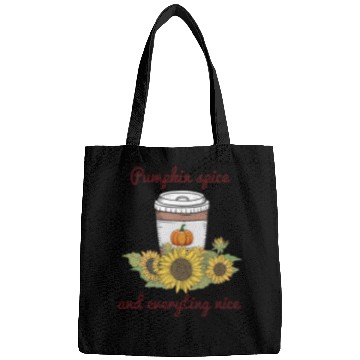 Discover Halloween Pumpkin Spice Everything Nice Funny Bags