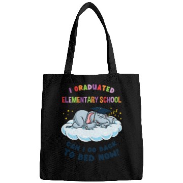 Discover I Graduated Elementary School Elephant Graduation Bags