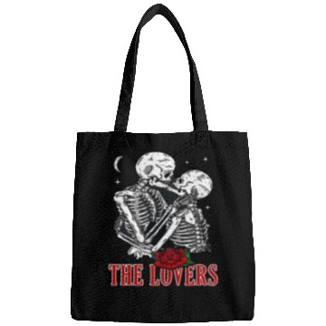 Discover The Lovers Vintage Tarot Card Astrology Skull Bags