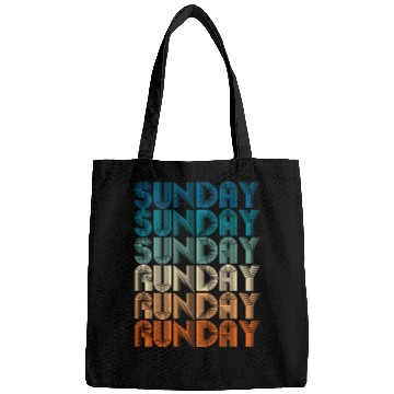 Discover Sunday Runday Vintage Retro Fitness Training Bags