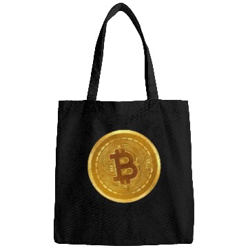 Discover In Crypto We Trust Large Bitcoin Coin Design Tradi Bags