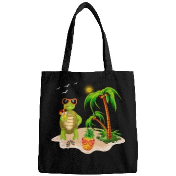 Discover Summer Turtle With Pineapple Bags
