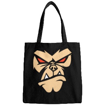 Discover Bad monkey Angry Face - Gorilla Head Bags
