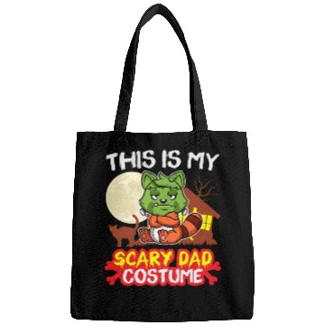 Discover This Is My Scary Dad Costume Funny Halloween Bags