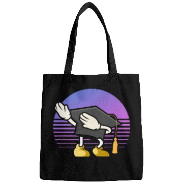 Discover Dabbing Academic Cap Graduation Bags