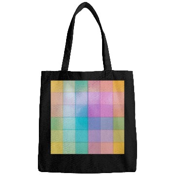 Discover Rainbow Shimmer Multi Squares Pattern Bags